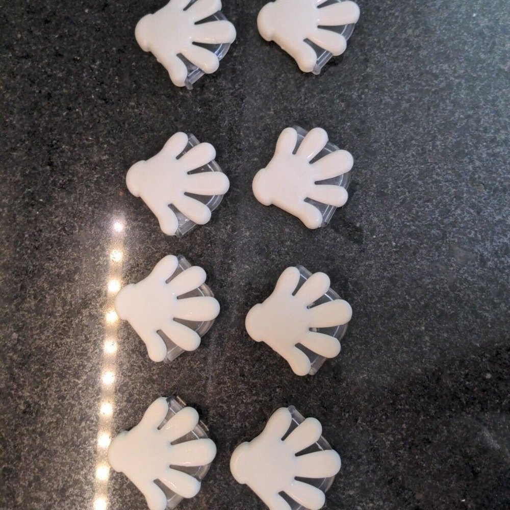 IKEA Family PATRULL White HAND SHAPED Child Corner Bumpers 8 pcs USED